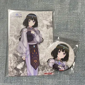 Roselia 흰금린코 캔뱃지 브로마이드