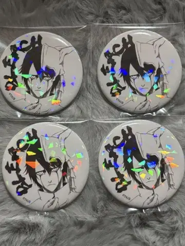 BLEACH 우루키오라 올스타 캔뱃지 4개 세트