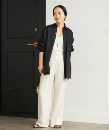 Place 새상품 완판템 하이웨스트 팬츠 아이보리