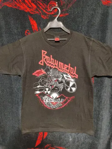 L 사이즈 BABYMETAL FOX GOD TEE