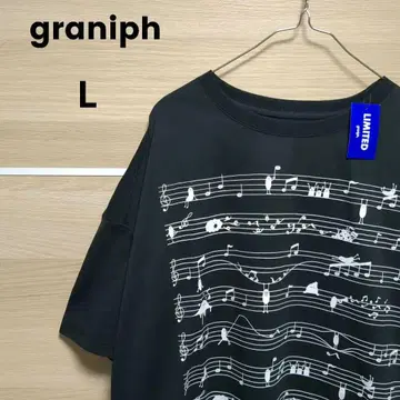 graniph 그라니프 한정판 롱 티셔츠 원피스 섀도우