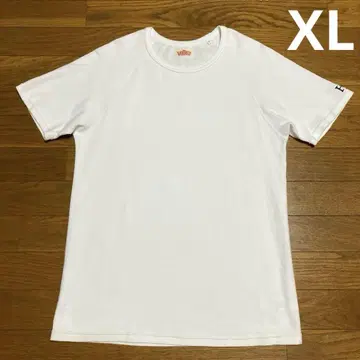 할리우드 랜치 마켓 원 포인트 티셔츠 XL 화이트 네이비 티셔츠