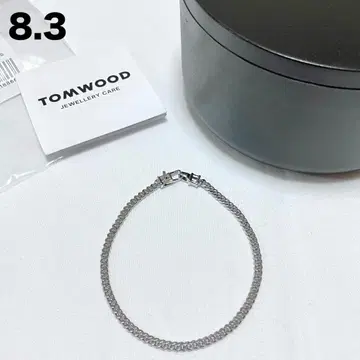 새상품 8.3 TOMWOOD M 커브 체인 팔찌 실버 16945