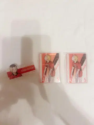 코즈메 켄마 하이큐 명찰 배지 스탯 카드 아크릴 카드 원작