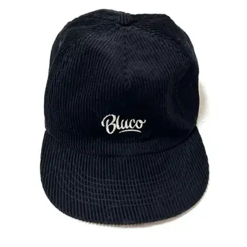 bluco 코듀로이 캡 블랙.