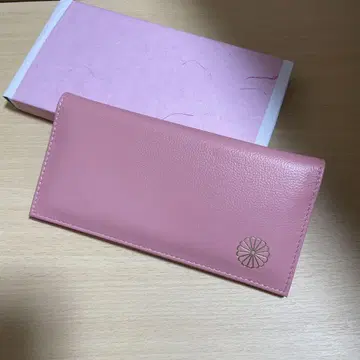 황궁 장지갑 핑크 소가죽 새상품