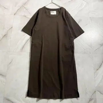 A16017 MHL. 티셔츠 원피스 브라운 II