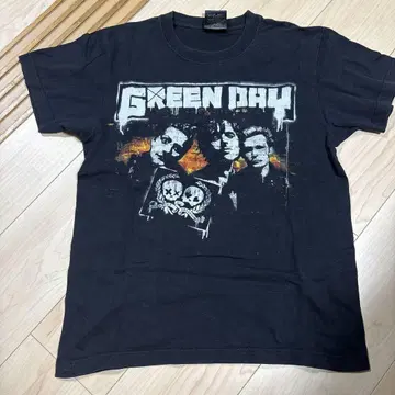 green day 밴딩 티셔츠 JAPAN 투어 티셔츠