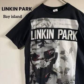 LINKIN PARK 그래픽 티셔츠 블랙 밴 티 블랙 M