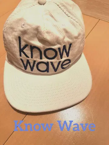 Know Wave 화이트 코듀로이 캡
