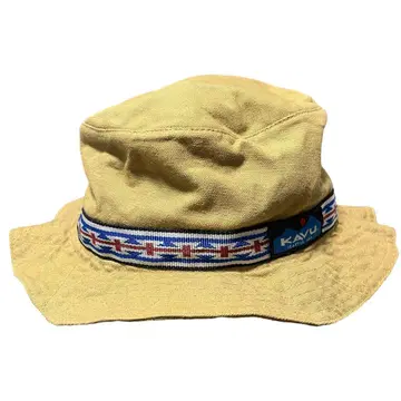 거의 미사용 KAVU 버킷 햇 L 사이즈 브라운 US제 사파리 햇