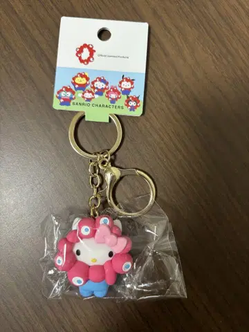 만박 미야쿠미야쿠 산리오 변신 입체 마스코트 컬러 키링 키티