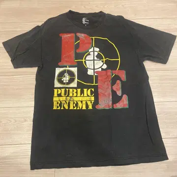 Public Enemy 티셔츠 블랙