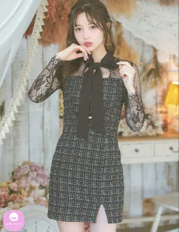 Tika 블랙 타이트 드레스