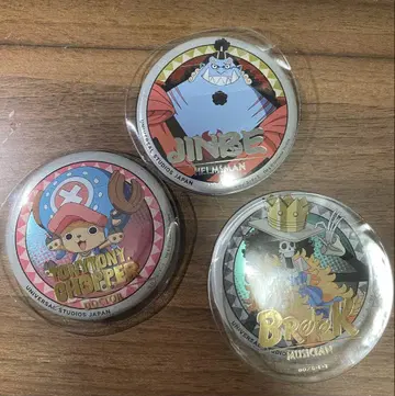 초파 징베 브룩 캔뱃지 3개 세트