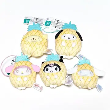 산리오 캐릭터즈 후르츠 인형옷 마스코트 ~파인~ 전 5종 세트