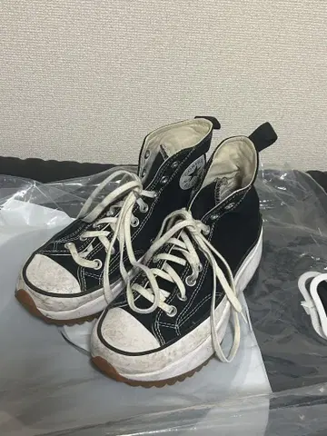컨버스 런 스타 하이크 블랙 하이 컷 25cm