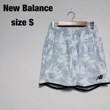 New Balance 올 패턴 하프 팬츠 숏 팬츠 러닝 S
