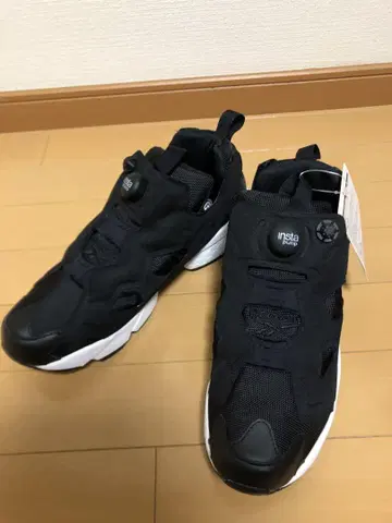 미사용 리복 Reebok 인스타펌프 퓨리 블랙 28cm