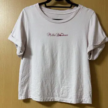 millebonheur 로고 체리 티셔츠 (핑크)