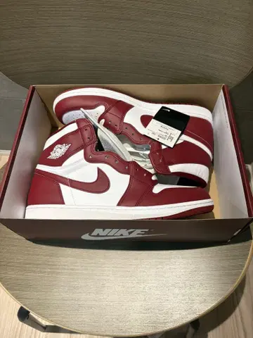 AIR JORDAN 1 RETRO HIGH OG GS WHITE/RED