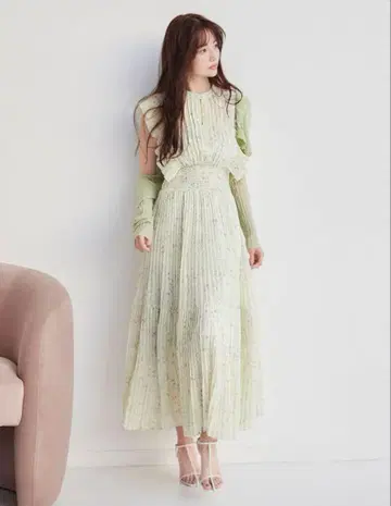 SNIDEL Sustainable 프릴 원피스