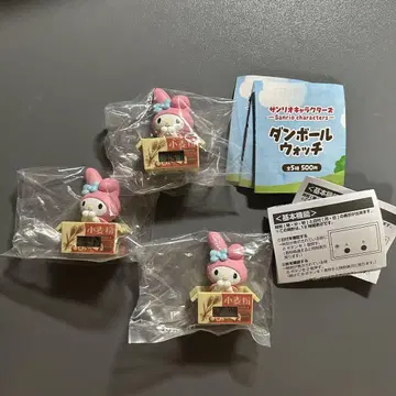 마이멜로디 피규어 3개 세트