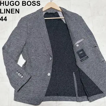 HUGO BOSS 린넨 혼방 언컨 썸머 자켓 홉삭 44