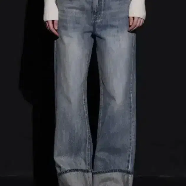 【BOHEMIAN SEOUL】BOHEMSEO WIDE ROLLUP DENIM PANTS BOHEMIAN SEOUL | 보헤미안서울 Bohemian Seoul Wide Roll-up