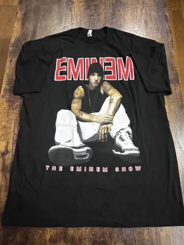 EMINEM 에미넴 티셔츠 L 사이즈 블랙 made in Mexico