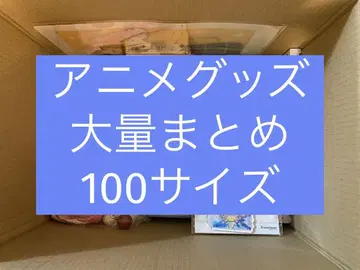 애니메이션 굿즈 비장르 잡화 대량 묶음 판매 100 사이즈 세트