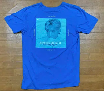 WONHO 원호 MONSTA X 티셔츠 L 사이즈 파랑 한국 K-POP