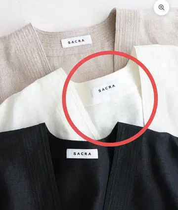 SACRA 사쿠라 린넨 RUSTIC LINEN TOP 라스틱