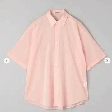 AURALEE HARD TWIST FINX ORGANDY 반팔 핑크 5