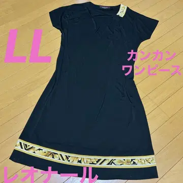 새상품급 레오나르 캉캉 원피스 블랙 LL leonard