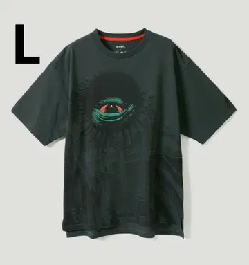 그라니프 게게게의 키타로 백 베어 빅 실루엣 티셔츠 L 사이즈