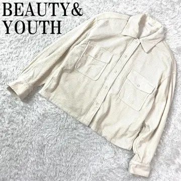 BEAUTY&YOUTH 코듀로이 셔츠 화이트 B8953