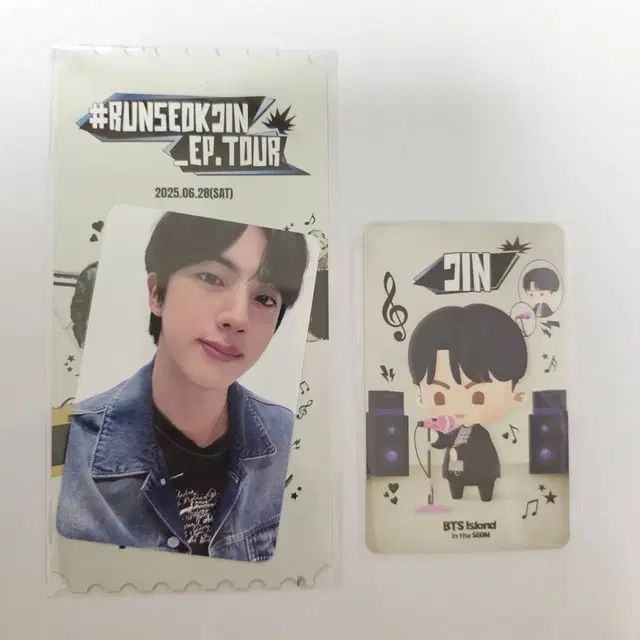 (미개봉) 방탄 석진 런석진 고양 콘서트 28일 1일차 첫째 아미존 포카