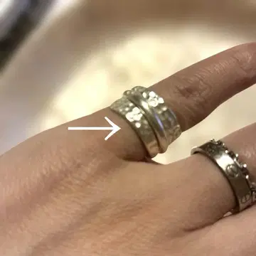 카렌 실버 반지 6호 핑키링으로도 사용 가능