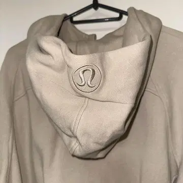 Lululemon 스쿠버 베이지 집업 후디
