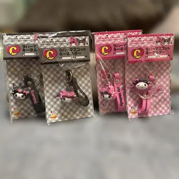 My Melody & Kuromi 스트랩 4개 세트