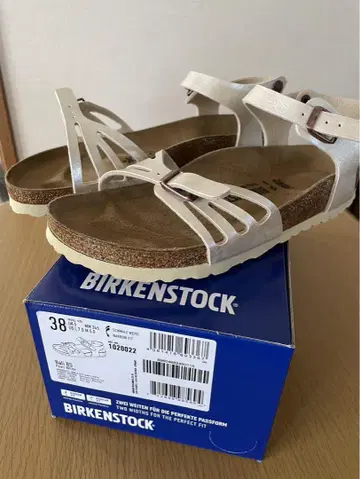 BIRKENSTOCK 38 바리 BS 펄 화이트