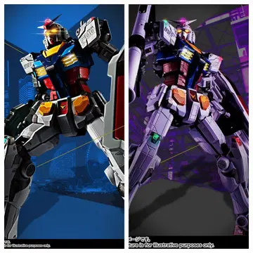 초합금 요코하마 건담 RX-78F00 보통 + Night ver. 세트