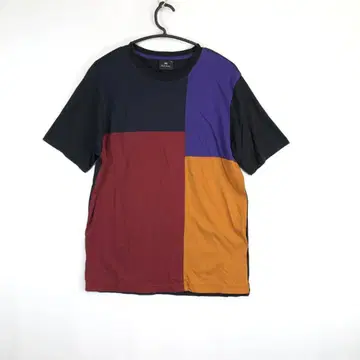 폴 스미스 컬러 패널 티셔츠 반팔 202503 336U XL 사이즈