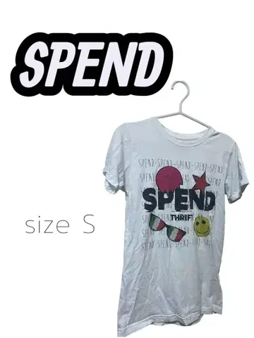 SPEND 그래픽 티셔츠 사이즈 S