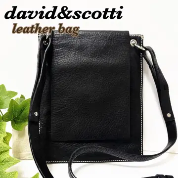 david & scotti 가죽 숄더백 라이더 백 블랙 새상품급
