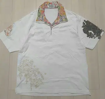 카라쿠리타마시 플라켓 안감 절개 양면 자수 일본풍 패턴 XL 후지산