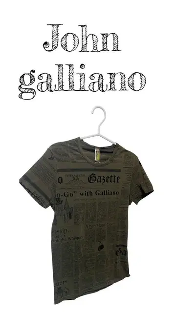 John galliano 티셔츠