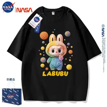 NASA LABUBU 티셔츠 빅 실루엣