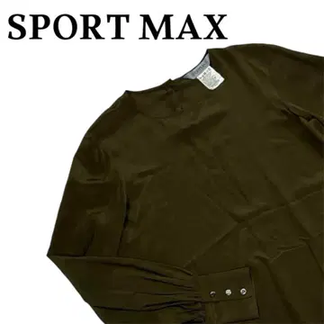 스포츠 맥스 SPORTMAX 루즈한 사이즈 긴팔 상의 실크 100%